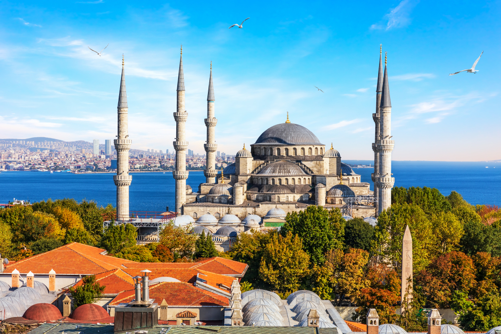 Hagia Sophia, berühmte Moschee in Istanbul